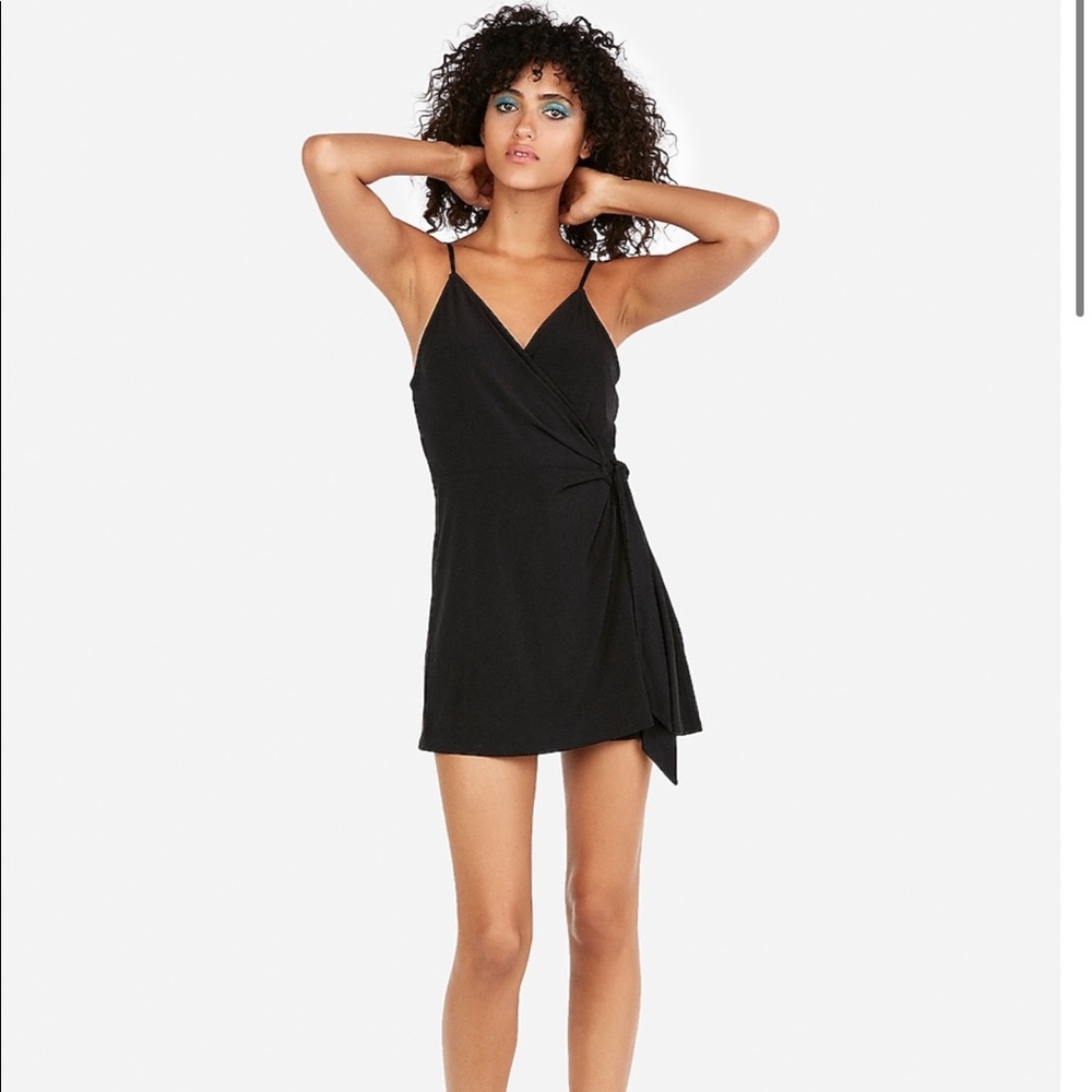 Wrap skirt romper